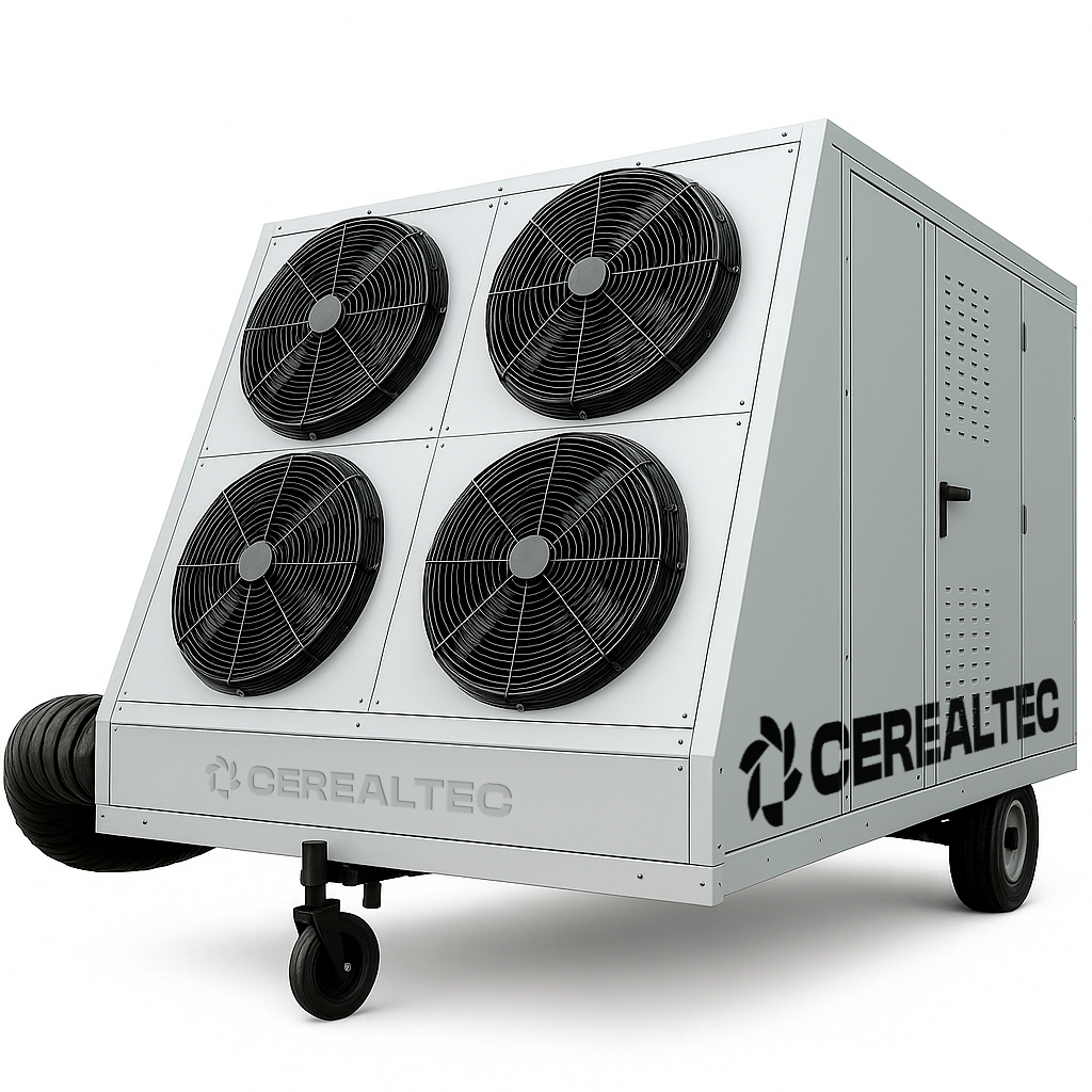 Refrigeración de granos móvil