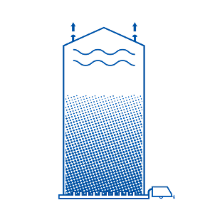 Ilustración Enfriamiento de silos
